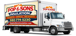 Pop and Sons Insulation Logo